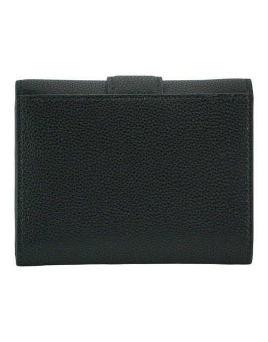 Jimmy Choo Black Leather Card Holder Wallet