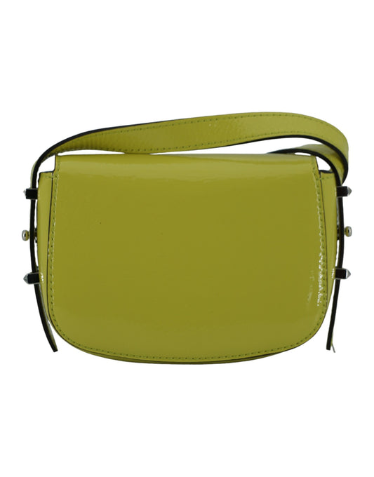 Jimmy Choo Lime Yellow Leather Small Shoulder Bag