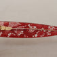Dolce & Gabbana Elegant Red Lace Detail Sunglasses
