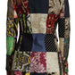 Dolce & Gabbana Elegant Multicolor Patchwork Blazer Jacket
