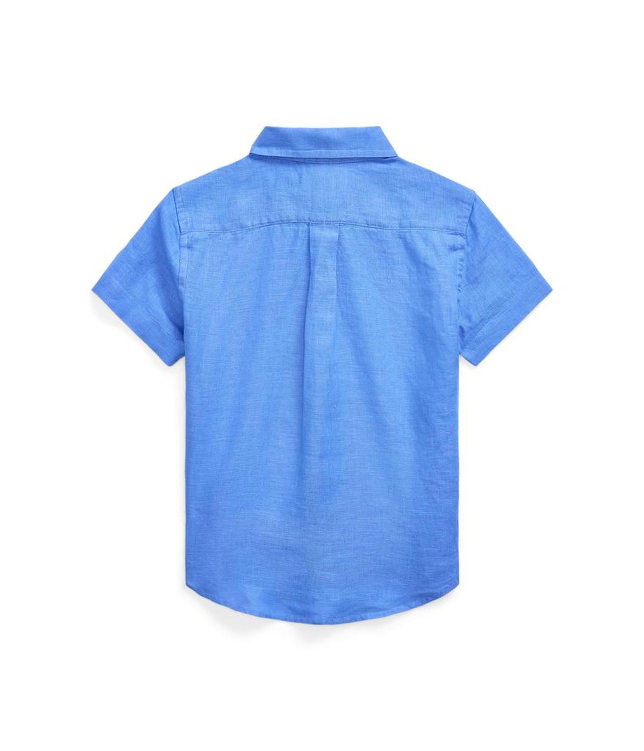 Linen Short Sleeve Shirt (Toddler/Little Kid)