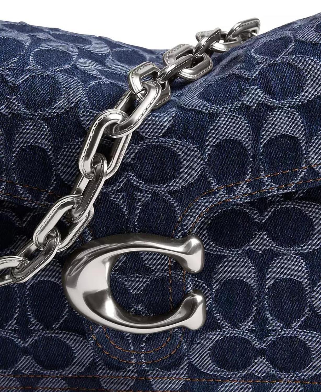 Chain Tabby Signature Denim Shoulder Bag