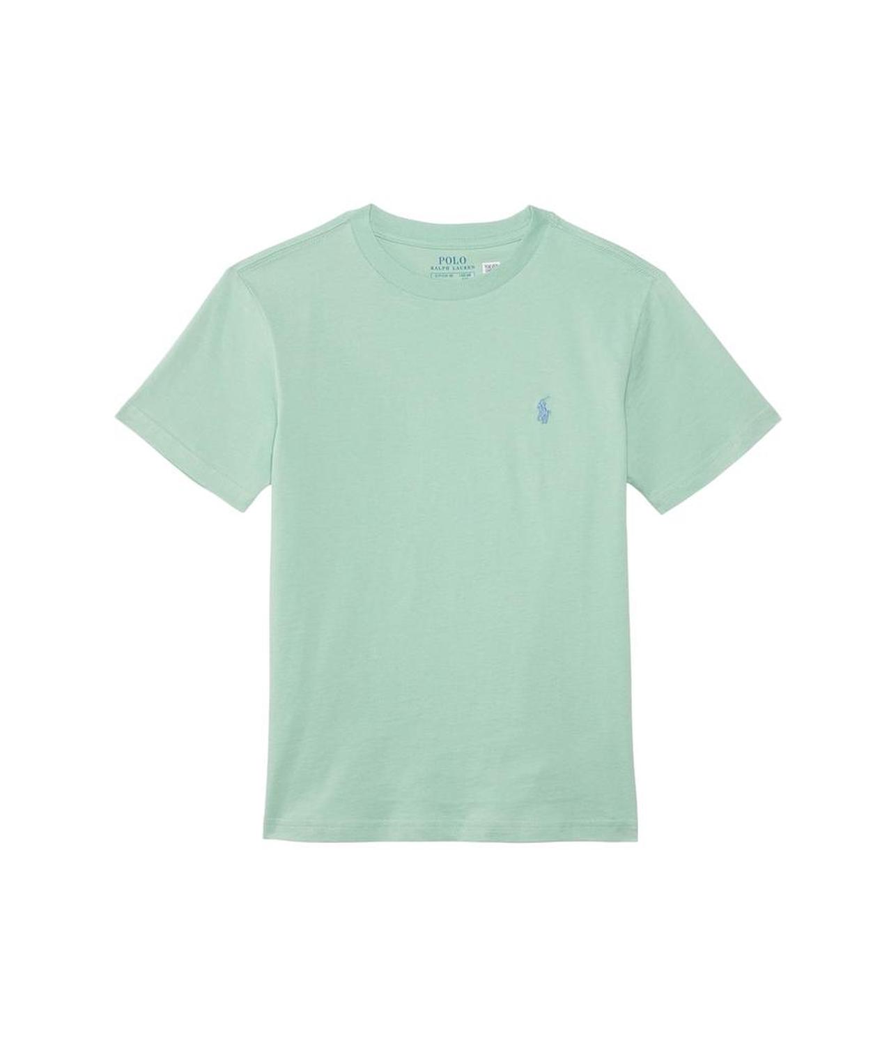 Cotton Jersey Crew Neck Tee (Big Kid)