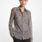 Hansen Leopard Print Cotton Voile Shirt