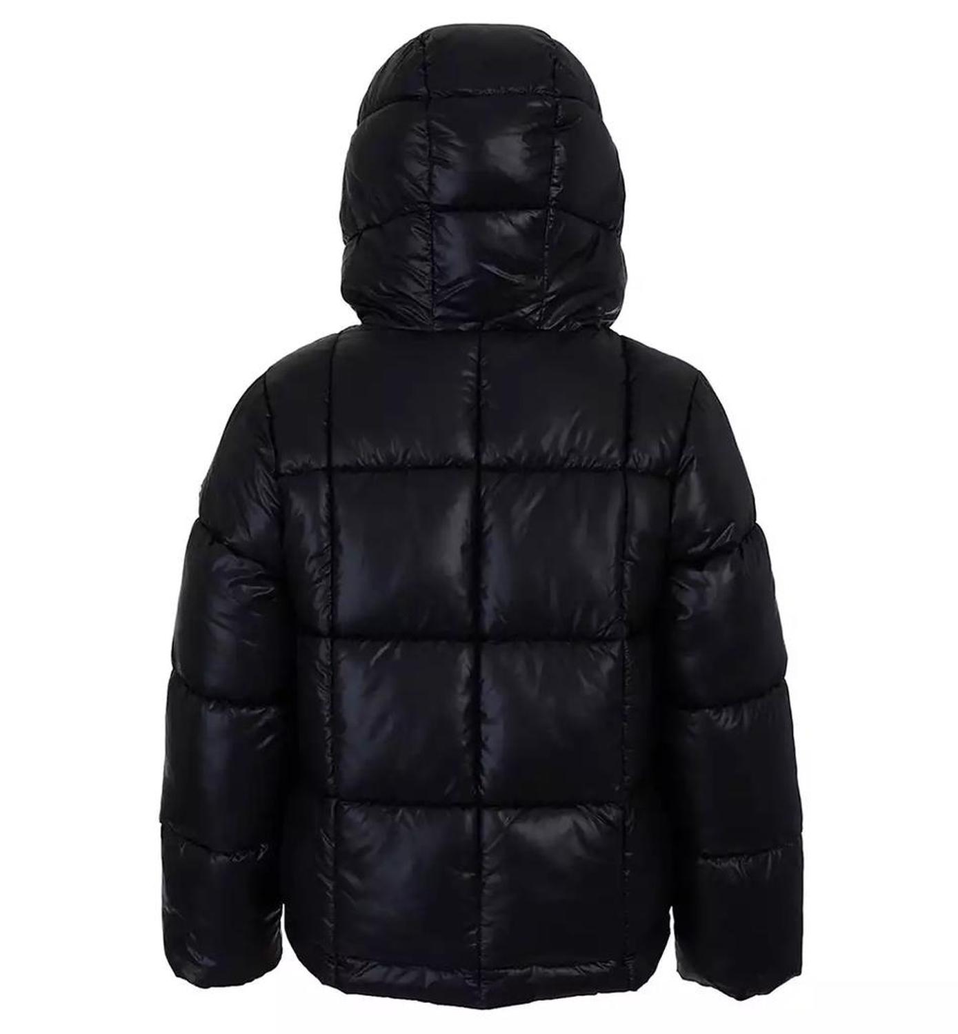 Toddler and Little Girls Faux Fur Pocket Puffer Jacket
