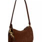 Waverly Small Suede Shoulder Bag