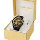 Men's Limited-Edition Maritime Three-Hand Black Silicone Watch 45mm