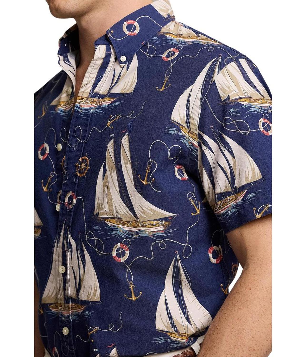 Classic Fit Nautical Oxford Shirt