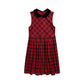 Buffalo Check Stretch Ponte Dress (Big Kids)