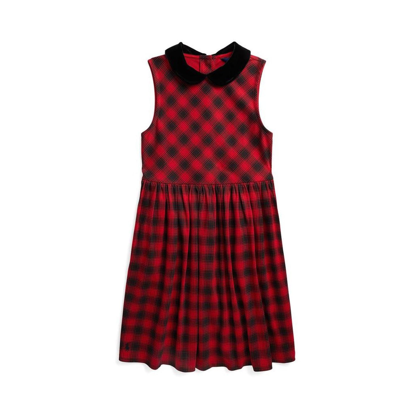 Buffalo Check Stretch Ponte Dress (Big Kids)