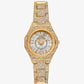 Mini Raquel Pavé Gold-Tone Watch