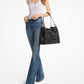 Christina Large Pebbled Leather Shoulder Bag