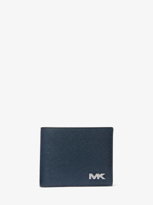 Rivington Crocodile Embossed Leather Wallet with Passcase