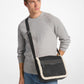 Cooper Suede and Sherpa Messenger Bag