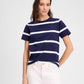 Montauk Stripe Logo Tee