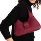 Nouveau Pebbled Leather Shoulder Bag