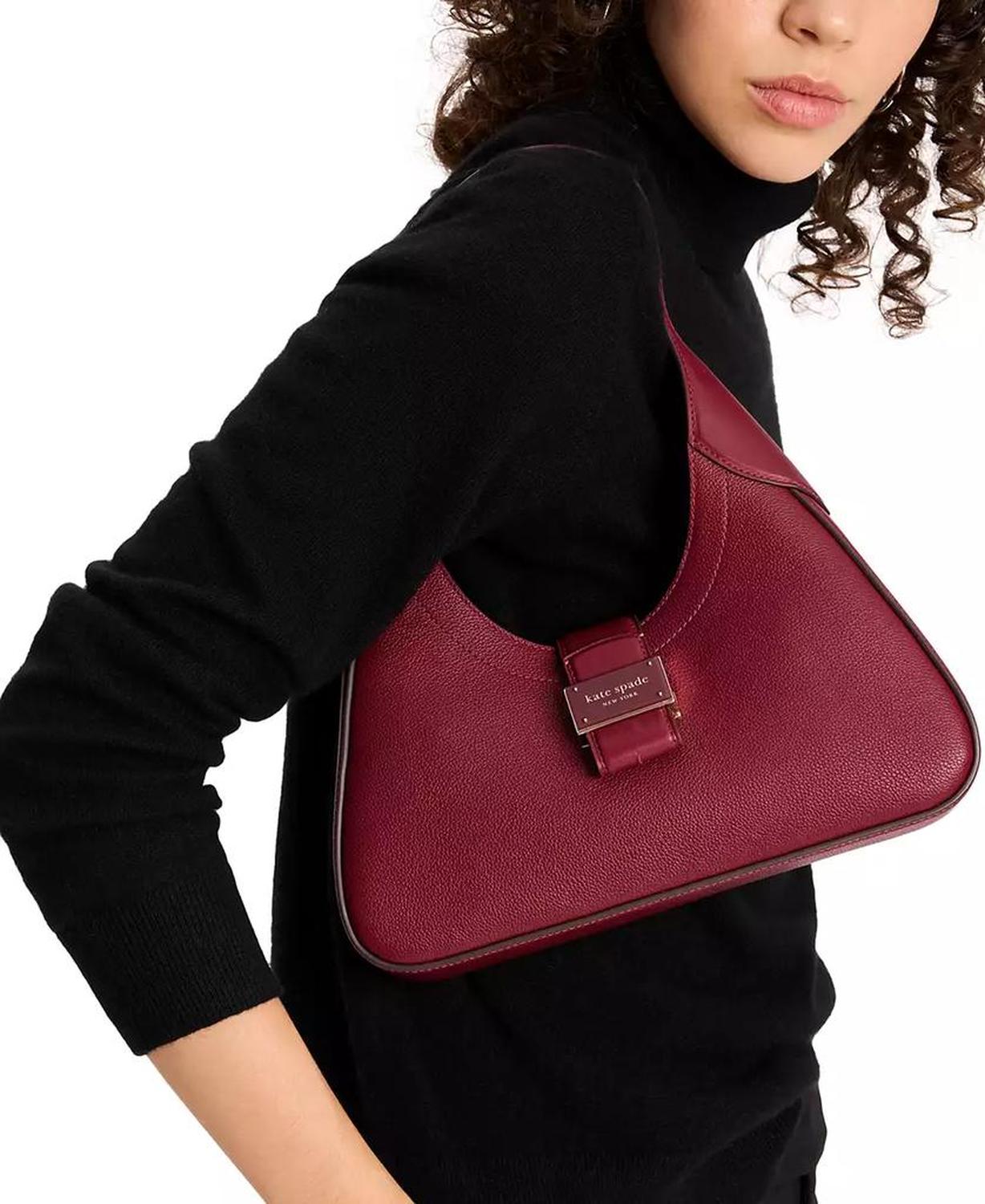 Nouveau Pebbled Leather Shoulder Bag