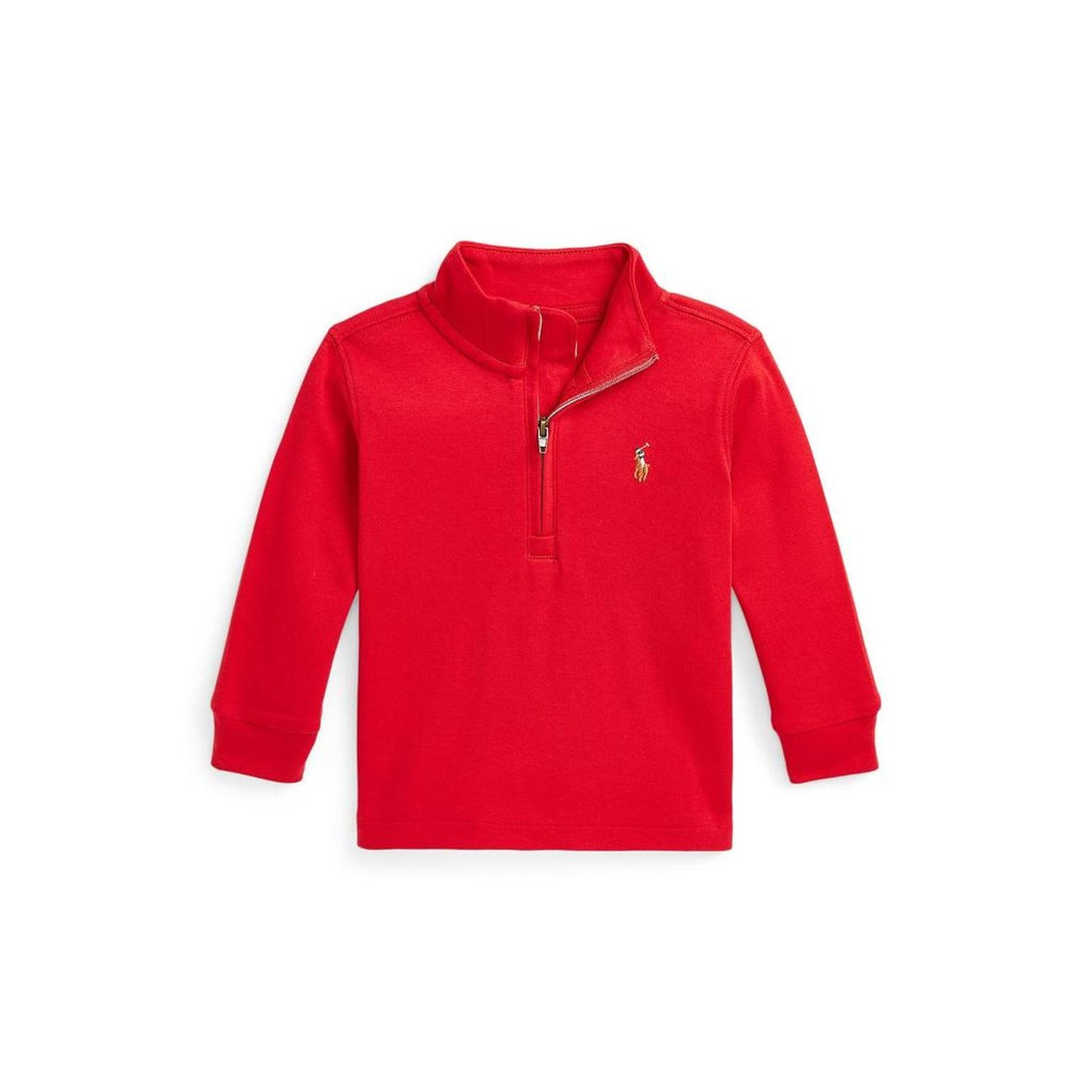 Cotton Interlock Quarter-Zip Pullover (Infant)