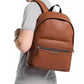 Men's Malone Leather Logo Backpack