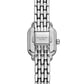 Women's Gracie Square Three-Hand Silver-Tone Stainless Steel Watch, 25mm