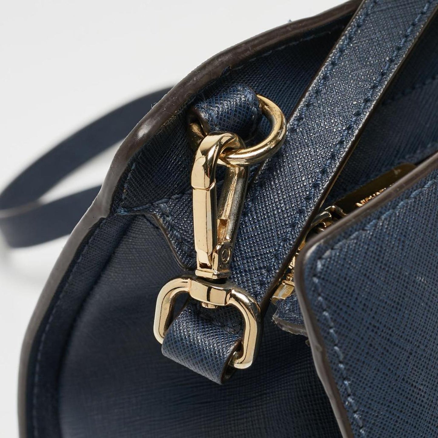 Michael Michael Kors Navy Leather Medium Selma Tote