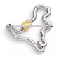 Two-tone Signature Carabiner Rexy Brooch
