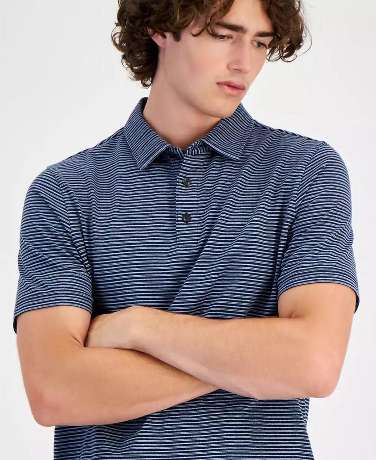 Men's Modern-Fit Stripe Polo