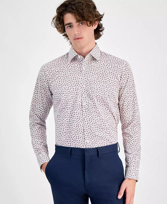 Men's Valerio Patterned Dress Shirt