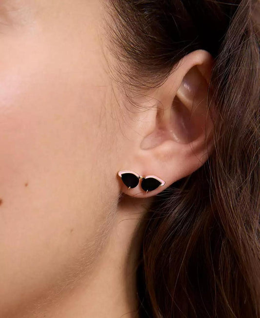 Gold-Tone Out of Office Sunglasses Stud Earrings