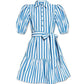 Kate Spade Striped Puff Sleeve Dress