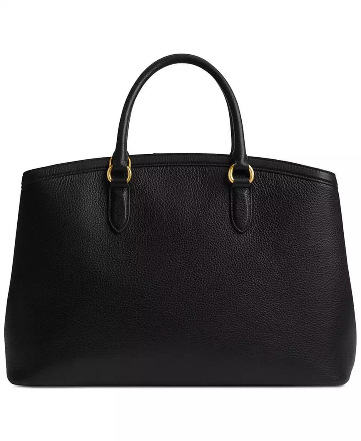 Legacy Large Pebble Leather Carryall 35 Satchel Bag