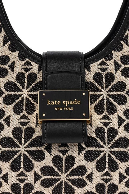 Kate Spade Flower Jacquard Zipped Shoulder Bag