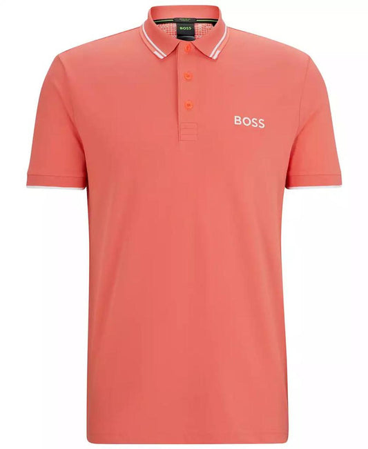 Men's Contrast Logo Polo