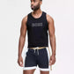 Men's Colorblocked Drawstring 5" Swim Shorts
