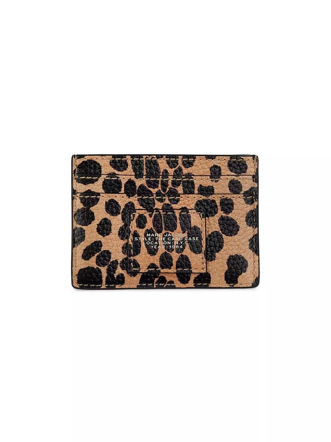 The Cheetah Leather Card Case