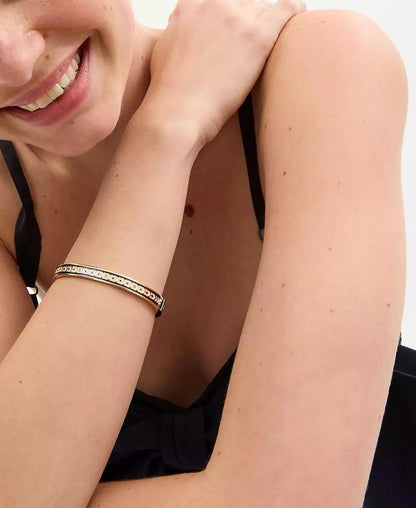 Signature Faux Stone C Enamel Bangle Bracelet