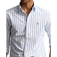 Classic Fit Striped Oxford Shirt