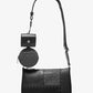 Jet Set Travel Small Metallic Patchwork and Signature Logo Crossbody Bag