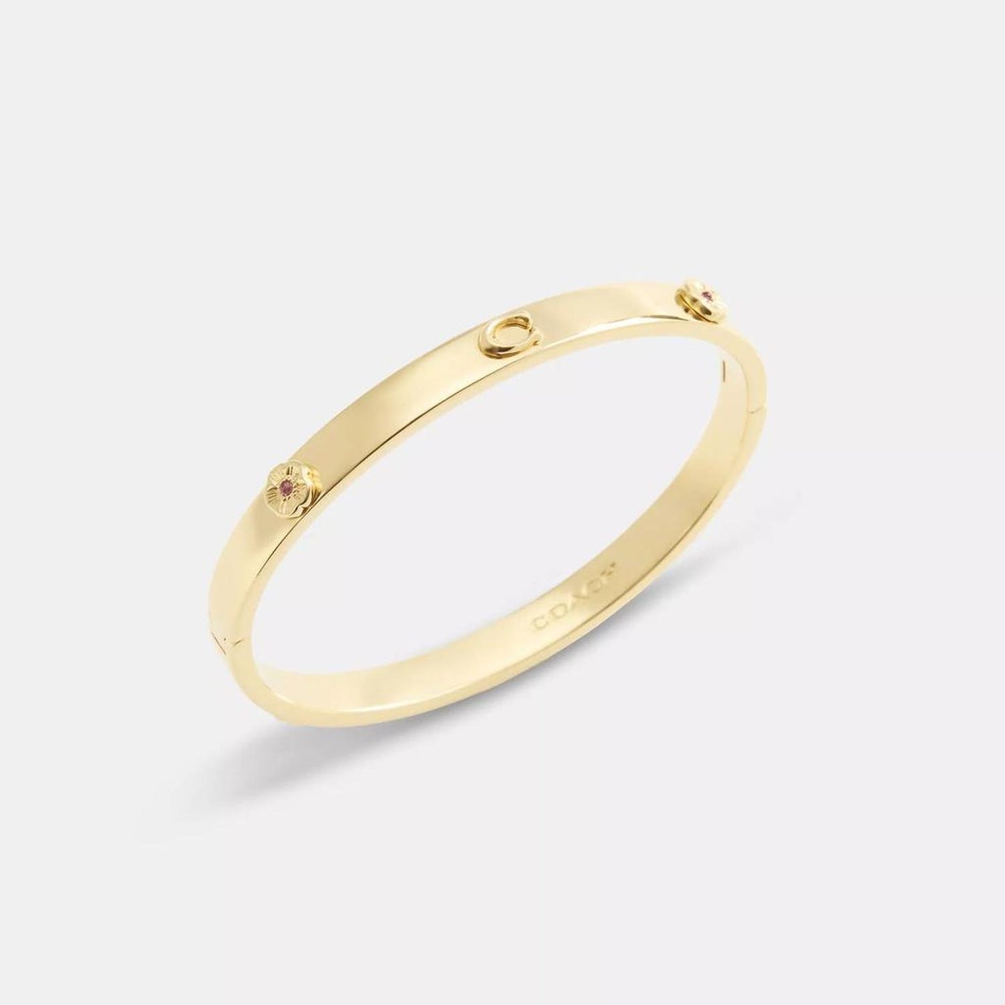 Tea Rose Signature Hinged Bangle
