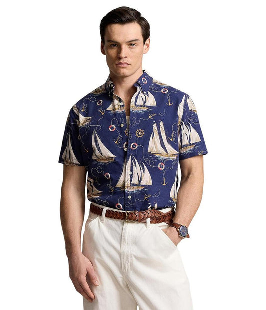 Classic Fit Nautical Oxford Shirt