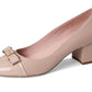 Bowdie Smooth Leather Ballet Pump