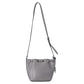Small Greenwich Bucket Bag in Grey Saffiano Leather