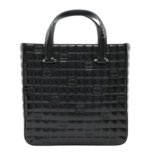 Chanel Chocolate Bar  Patent Leather Tote Bag (Pre-Owned)