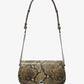 Mila Medium Snake Embossed Messenger Bag