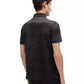 Men's Houndstooth Jacquard Slim-Fit Polo Shirt