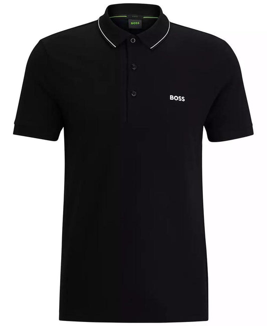 Men's Tonal Logo Slim-Fit Polo Shirt