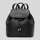 Sinch Pebbled Leather Backpack In Black