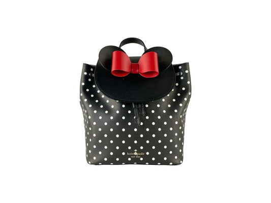 Kate Spade Disney Minnie Mouse Medium Leather Backpack BookWomen's Women's Bag