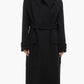 Atelier Double-Breasted Wool Blend Coat With Belt