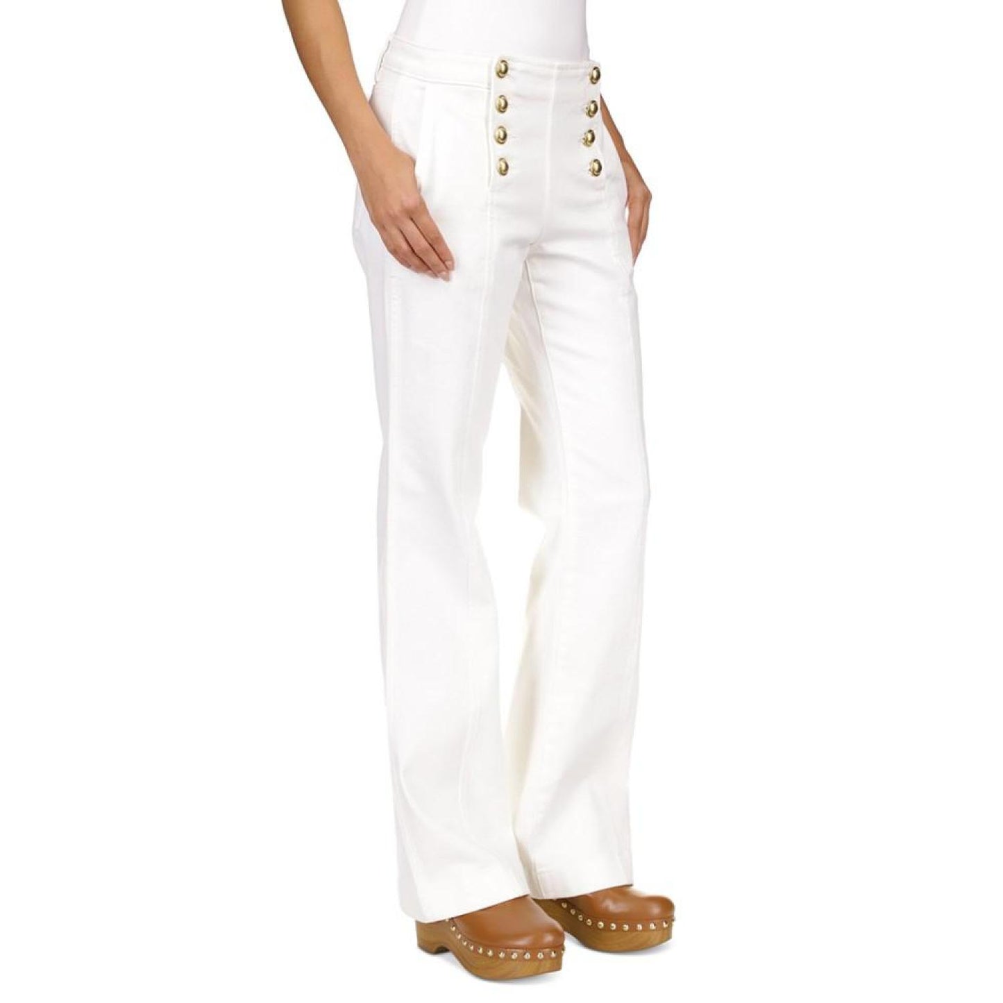 Petite Flared-Leg Sailor Jeans